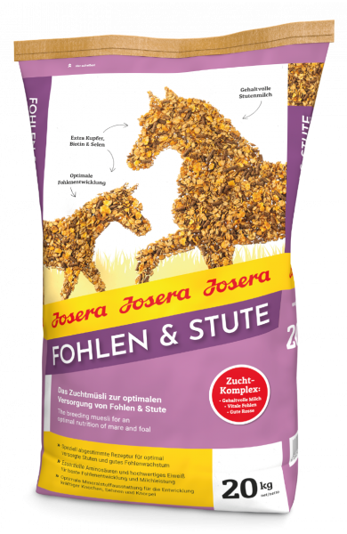 Josera zirgiem Fohlen&Stute 20 kg