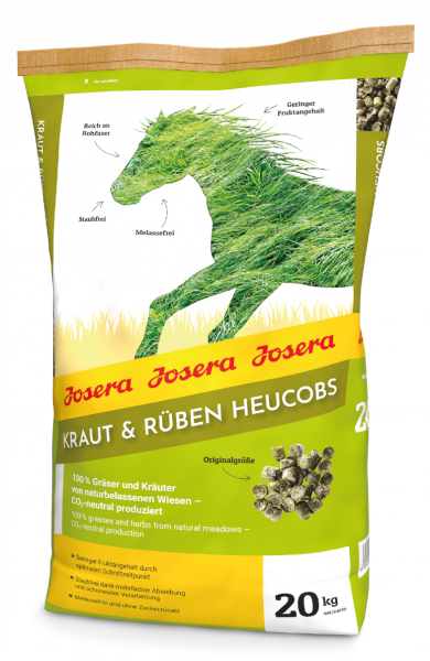 Josera zirgiem Kraut & Ruben Heucobs 20 kg