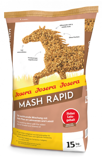 Josera zirgiem Mash Rapid 15 kg
